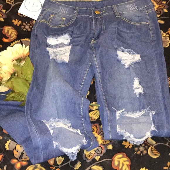 LXJ Denim - LXJ SKINNY Jeans NWT - SIZE L but MEASURE 27.5